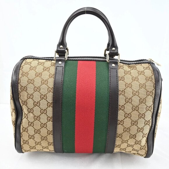 GUCCI Sherry Line Boston Bag GG Canvas Hand Bag bsj630-102325 - Picture 2 of 16